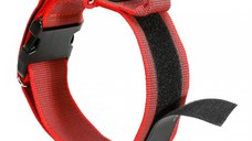 Zgarda K9 nylon cu maner, 50 mm, rosu