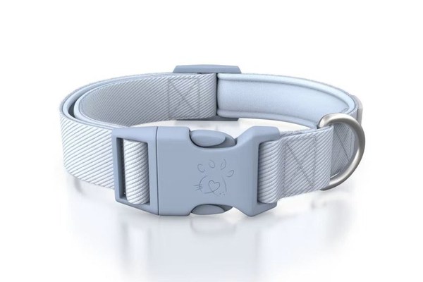 Zgarda Quick Release din policoton ultra-usoara Doctor Totolici, culoare Baby Blue, marimea XL