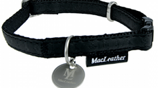 Zgarda reglabila neagra caini MacLeather, 20 mm