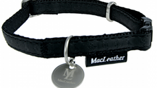 Zgarda reglabila neagra caini MacLeather, 20 mm
