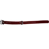 Zgarda Velur pentru Caini Milan Strasuri 1 Rand 30 cm - 1
