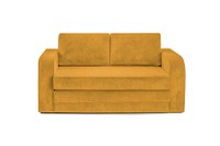 Canapea Extensibilă 2 locuri LETO, cu saltea pliabilă, 160 x 77 x 83 cm - 1