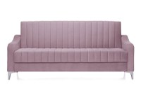 Canapea Extensibilă 3 locuri AQUA, cu ladă de depozitare, 212x70x97 cm - 1
