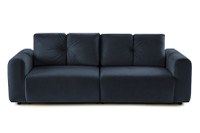 Canapea Extensibilă 3 locuri GEORGIA, cu 2 lăzi depozitare, 248x110x90 cm, Albastru Inchis - Outlet - 1