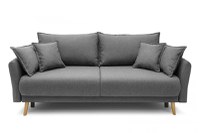 Canapea Extensibilă 3 locuri JULIET, cu ladă de depozitare, 215x88x95 cm - 1