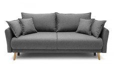 Canapea Extensibilă 3 locuri JULIET, cu ladă de depozitare, 215x88x95 cm