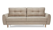 Canapea Extensibilă 3 locuri, RIGA, cu ladă de depozitare, 229x90x90 cm