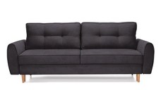 Canapea Extensibilă 3 locuri, RIGA, cu ladă de depozitare, 229x90x90 cm