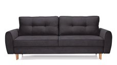 Canapea Extensibilă 3 locuri, RIGA, cu ladă de depozitare, 229x90x90 cm