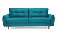 Canapea Extensibilă 3 locuri, RIGA, cu ladă de depozitare, 229x90x90 cm