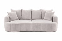 Canapea Extensibilă 3 locuri SAMBA, cu 2 lăzi depozitare,  242x127x90 cm, Crem - Outlet - 1