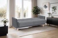 Canapea Extensibilă 3 locuri STONE, cu ladă de depozitare, 210x70x98 cm - 5
