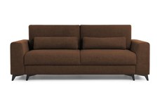 Canapea Extensibilă 3 locuri TIVOLI, cu ladă depozitare, 240x105x95 cm, Maro - Outlet