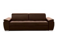 Canapea Extensibilă 3 locuri TRENDY, cu tetiere reglabile, 250x95x105 cm, Espresso - Outlet - 1