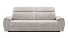 Canapea Extensibilă 3 locuri TRENDY, cu tetiere reglabile, 250x95x105 cm, Taupe - Outlet