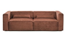 Canapea Extensibilă 3 locuri ZANETTO, cu 2 lăzi depozitare, 240x103x70 cm