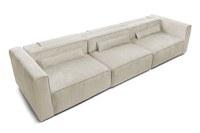 Canapea Extensibilă 5 locuri ZANETTO, cu 3 lăzi depozitare, 340x100x70 cm - 3