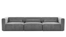 Canapea Extensibilă 5 locuri ZANETTO, cu 3 lăzi depozitare, 340x103x70 cm