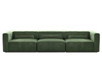 Canapea Extensibilă 5 locuri ZANETTO, cu 3 lăzi depozitare, 340x103x70 cm - 1