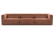 Canapea Extensibilă 5 locuri ZANETTO, cu 3 lăzi depozitare, 340x103x70 cm