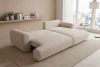 Colțar Extensibil 3 locuri NOA, cu ladă de depozitare, 270x155x80 cm - 4