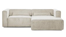 Colțar Extensibil 3 locuri ZANETTO, cu ladă de depozitare, 240x160x70 cm