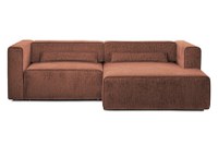 Colțar Extensibil 3 locuri ZANETTO, cu ladă de depozitare, 240x160x70 cm - 1