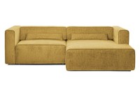Colțar Extensibil 3 locuri ZANETTO, cu ladă de depozitare, 240x160x70 cm - 1