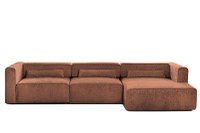 Colțar Extensibil 5 locuri ZANETTO, cu ladă de depozitare, 340x157x70 cm - 1