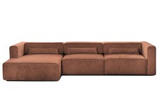 Colțar Extensibil 5 locuri ZANETTO, cu ladă de depozitare, 340x157x70 cm