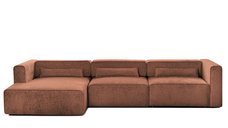 Colțar Extensibil 5 locuri ZANETTO, cu ladă de depozitare, 340x157x70 cm