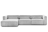 Colțar Extensibil 5 locuri ZANETTO, cu ladă de depozitare, 340x160x70 cm - 1
