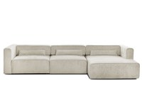 Colțar Extensibil 5 locuri ZANETTO, cu ladă de depozitare, 340x160x70 cm - 1