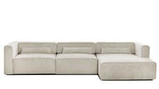 Colțar Extensibil 5 locuri ZANETTO, cu ladă de depozitare, 340x160x70 cm
