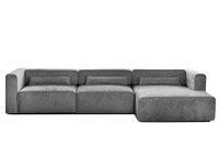 Colțar Extensibil 5 locuri ZANETTO, cu ladă de depozitare, 340x160x70 cm - 1