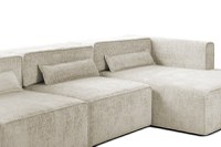 Colțar Extensibil 5 locuri ZANETTO, cu ladă de depozitare, 340x160x70 cm - 3