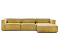 Colțar Extensibil 5 locuri ZANETTO, cu ladă de depozitare, 340x160x70 cm - 1