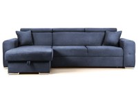 Colțar Extensibil BELLAGIO, șezlong interschimbabil, cu ladă de depozitare, cu tetiere reglabile, 280x170x100 cm - 1