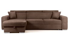 Colțar Extensibil BELLAGIO, șezlong interschimbabil, cu ladă de depozitare, cu tetiere reglabile, 280x170x100 cm