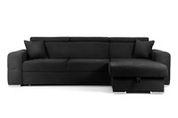 Colțar Extensibil BELLAGIO, șezlong interschimbabil, cu ladă de depozitare, cu tetiere reglabile, 280x170x100 cm - 1