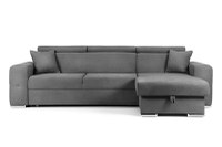 Colțar Extensibil BELLAGIO, șezlong interschimbabil, cu ladă de depozitare, cu tetiere reglabile, 280x170x100 cm - 1