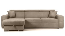 Colțar Extensibil BELLAGIO, șezlong interschimbabil, cu ladă de depozitare, cu tetiere reglabile, 280x170x100 cm