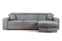 Colțar Extensibil BELLAGIO, șezlong interschimbabil, cu ladă de depozitare, cu tetiere reglabile, 280x170x100 cm - 1