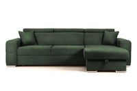 Colțar Extensibil BELLAGIO, șezlong interschimbabil, cu ladă de depozitare, cu tetiere reglabile, 280x170x100 cm - 1