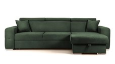 Colțar Extensibil BELLAGIO, șezlong interschimbabil, cu ladă de depozitare, cu tetiere reglabile, 280x170x100 cm