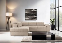 Colțar Extensibil ENZO, cu tetiere, variante stânga/dreapta, 255x220x100 cm - 5