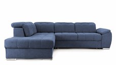Colțar Extensibil ENZO, cu tetiere, variante stânga/dreapta, 255x220x100 cm