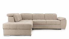 Colțar Extensibil ENZO, cu tetiere, variante stânga/dreapta, 255x220x100 cm