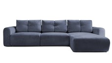 Colțar Extensibil GEORGIA, cu 2 lăzi depozitare, șezlong interschimbabil, 348x190x87 cm