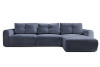 Colțar Extensibil GEORGIA, cu 2 lăzi depozitare, șezlong interschimbabil, 348x190x87 cm - 1